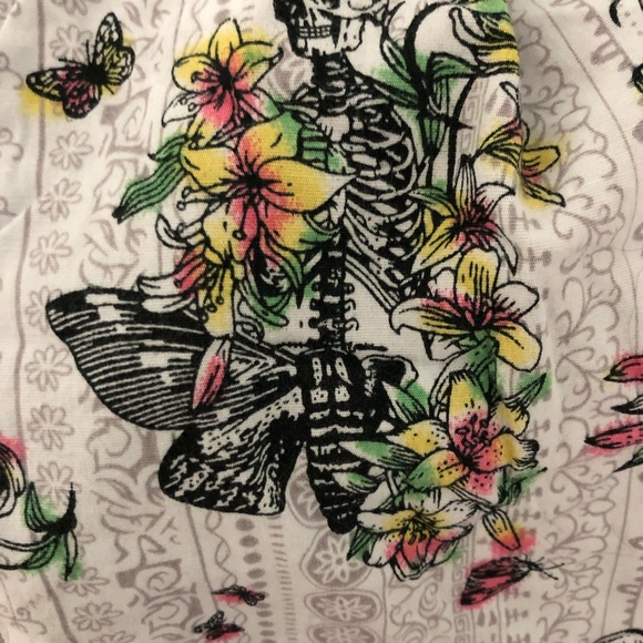 Hell Bunny Medium Skeleton Butterfly Sundress - Picture 2 of 2